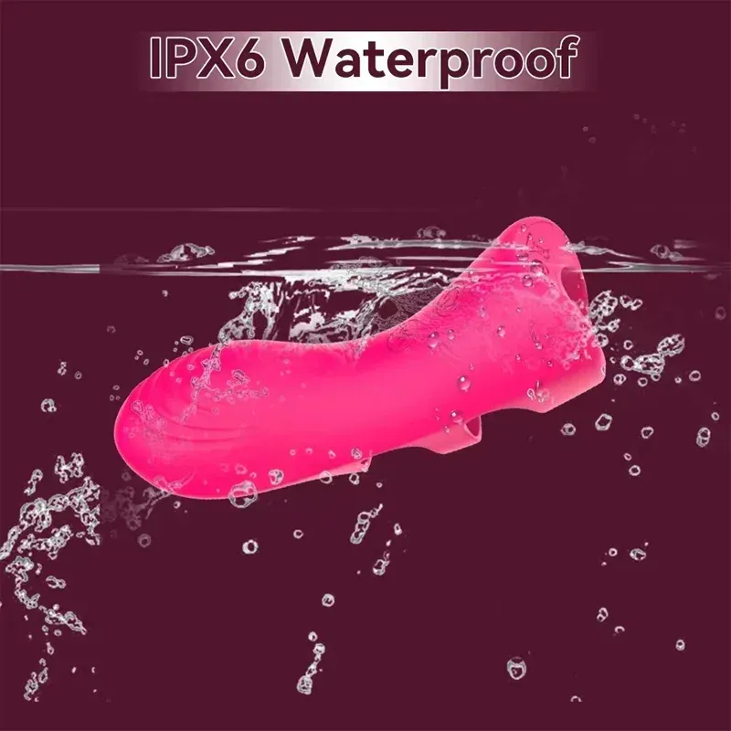 10 Frequencies Finger-Wearable Vibrating Egg IPX6 Waterproof