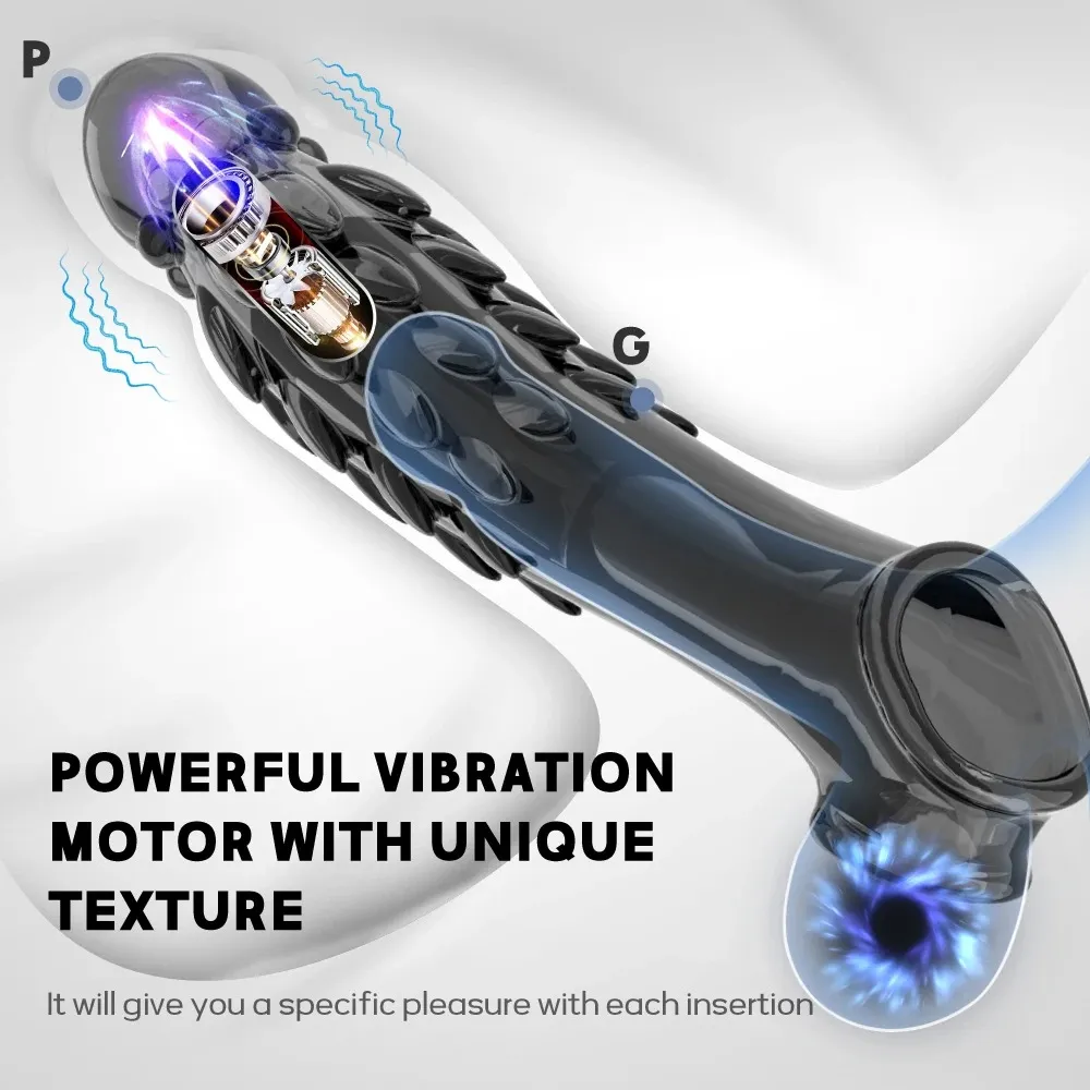 High-Frequency Vibrating Dragon Scale Vibrating Penis Sleeve