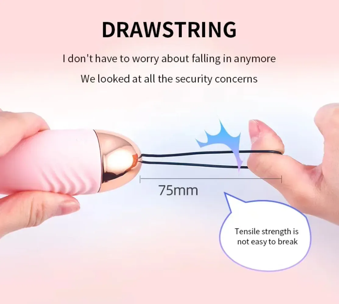 10 Frequencies Breathing Light Remote Control Vibrating Egg