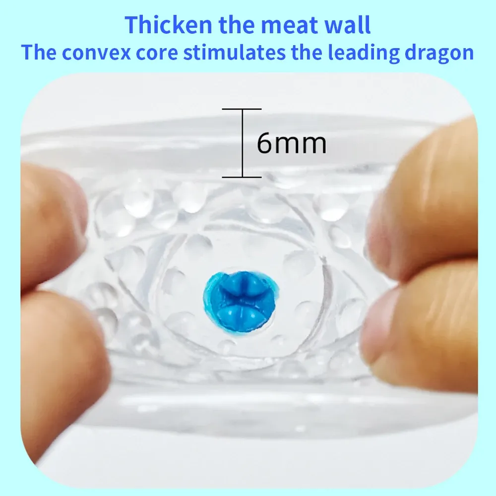Transparent Male Masturbator 3 Types Of Channels