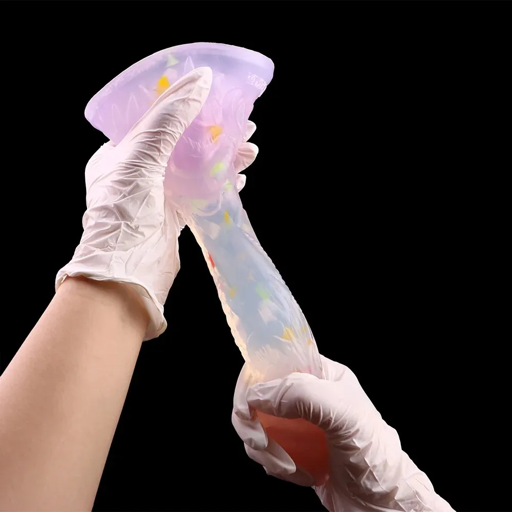 ELKKOST Thick Foreskin Octopus Sucker Base Fantasy Orc Dildo