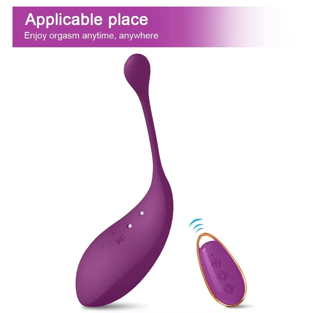 12 Frequencies Wireless Remote Control Tail Egg Vibrator