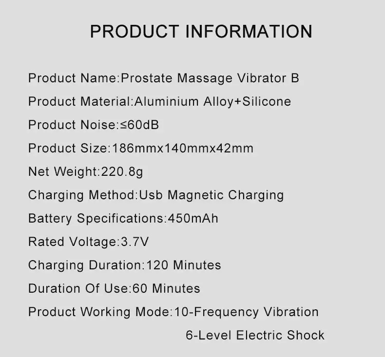 ของเล่นประตูหลัง เครื่องนวดต่อมลูกหมาก ระบบสั่น 10 ระดับ รีโมทไร้สาย