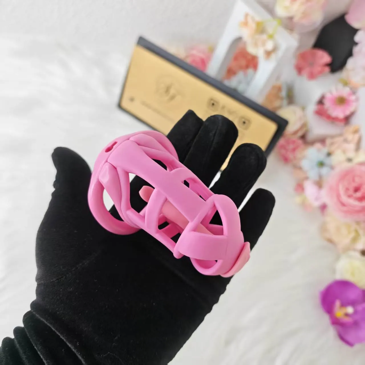 3D Printed Chastity Cage With Urethral Sounding Rod