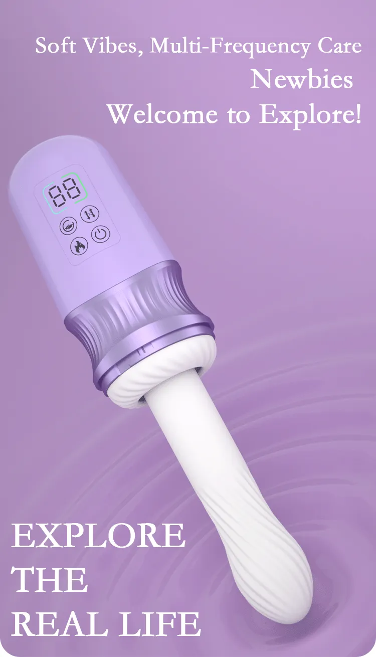 Thrusting & Vibrating APP Heating LCD Display Sex Machine