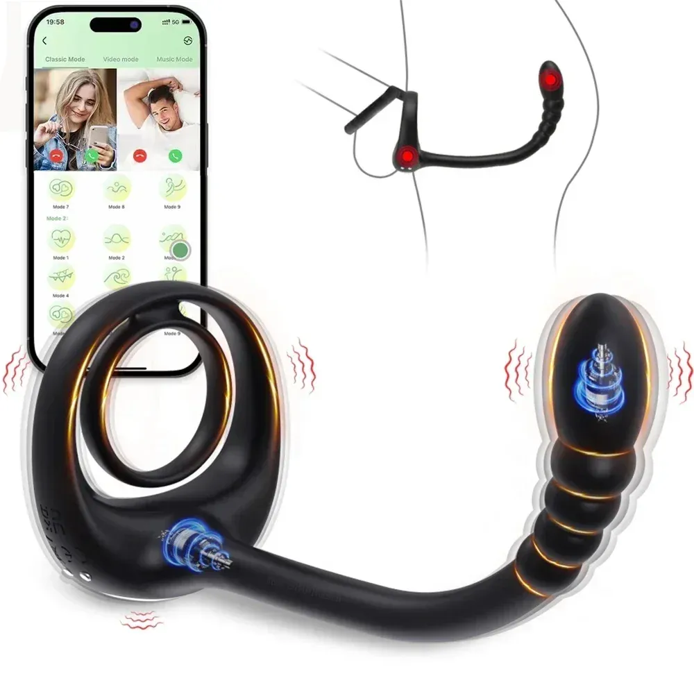 Wearable Prostate Massager Remote Control And APP Versions