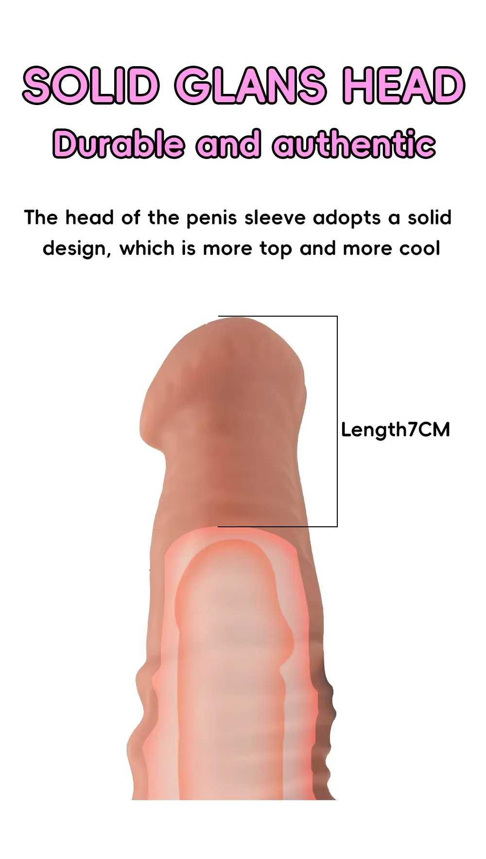 Extra-Long Penis Extender Black And Flesh Color Available