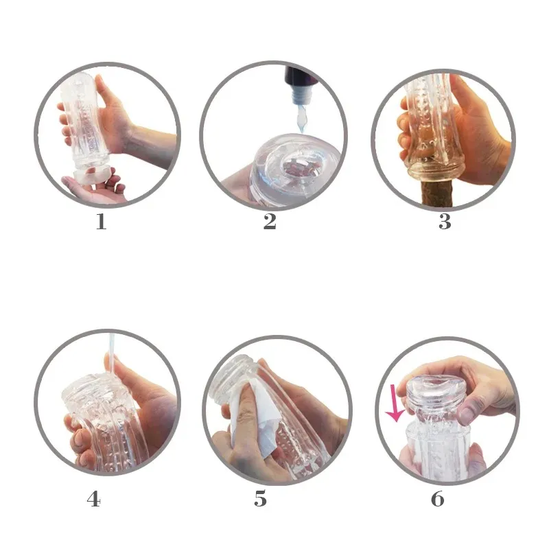 จิ๋มกระป๋อง จิ๋มปลอม มีให้เลือก 3 สี ลายเกลียว+เม็ดกรวด วัสดุ TPE