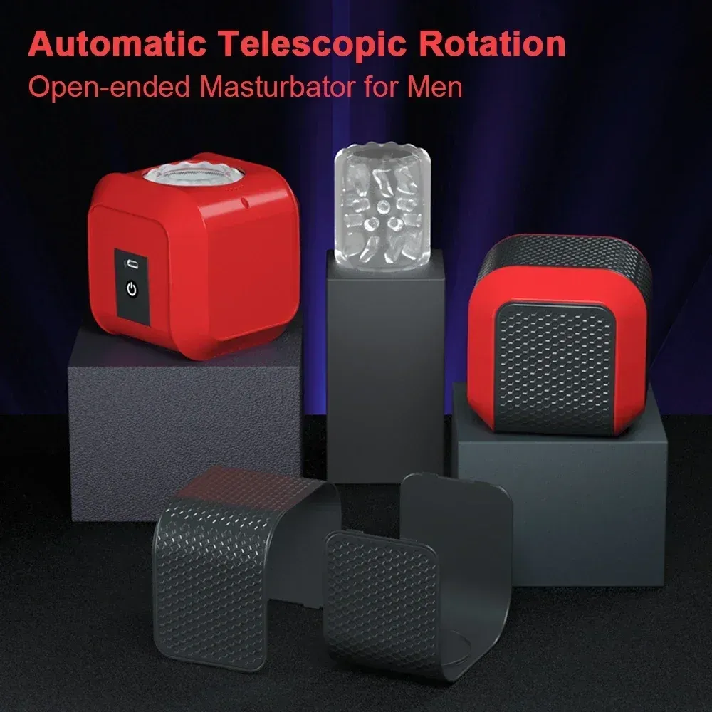 7 Thrusting + 7 Rotation Male Masturbator Speaker Shape