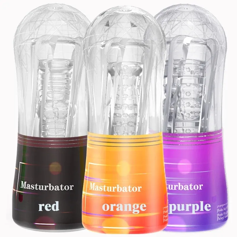 Crystal Clear Male Masturbator Three Models Available