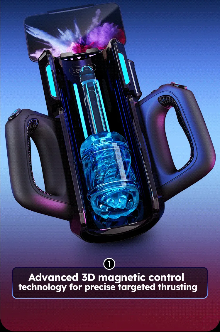 72 Programs Male Masturbator Grip Handle With Phone Holder