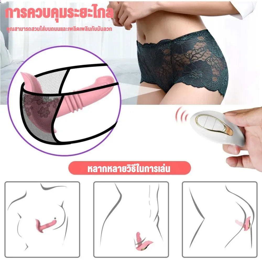 ของเล่นประตูหลัง เครื่องนวดต่อมลูกหมาก การออกแบบสมจริง ฟังก์ชันรีโมท