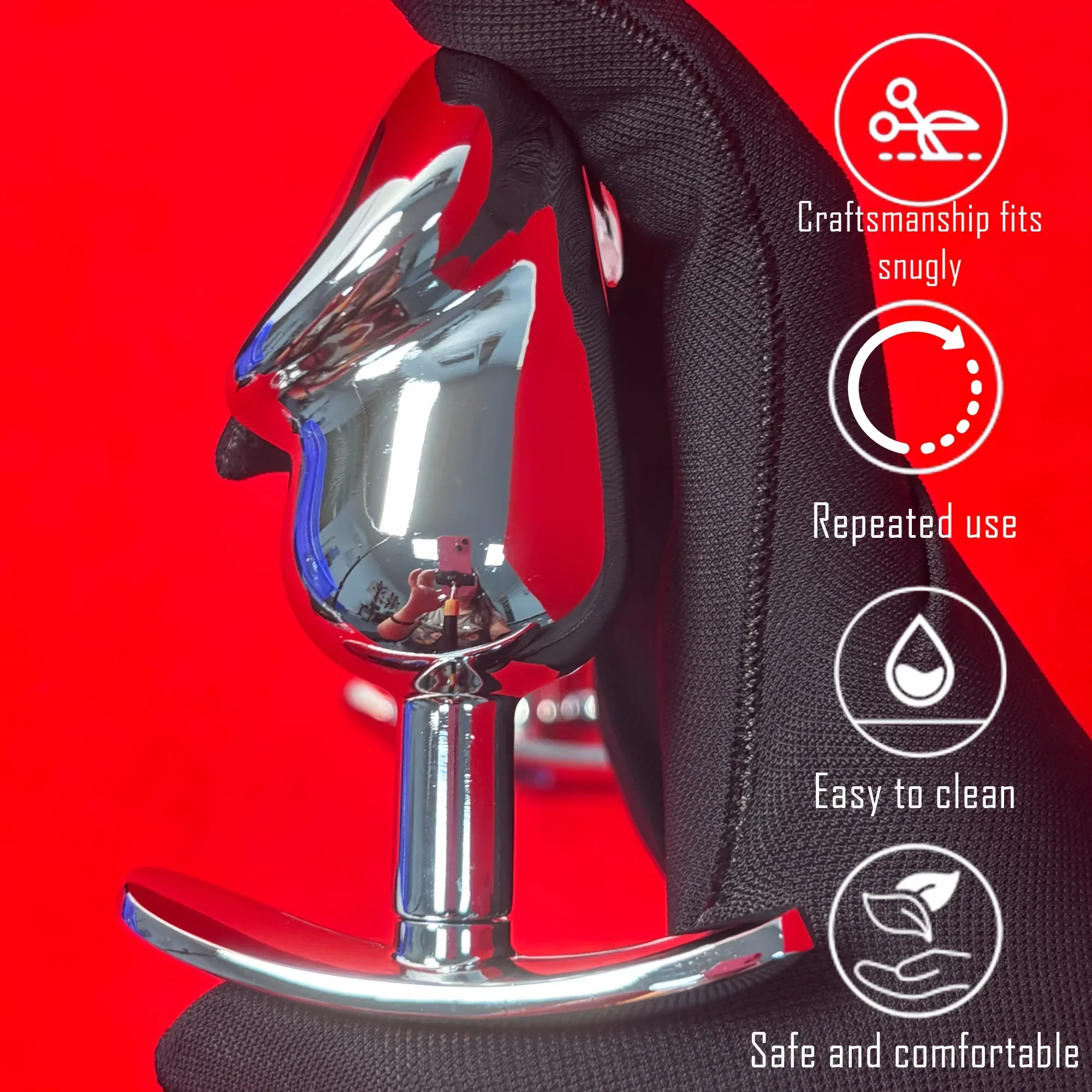 Aluminum Alloy Anchor Glans-Shaped Anal Plug