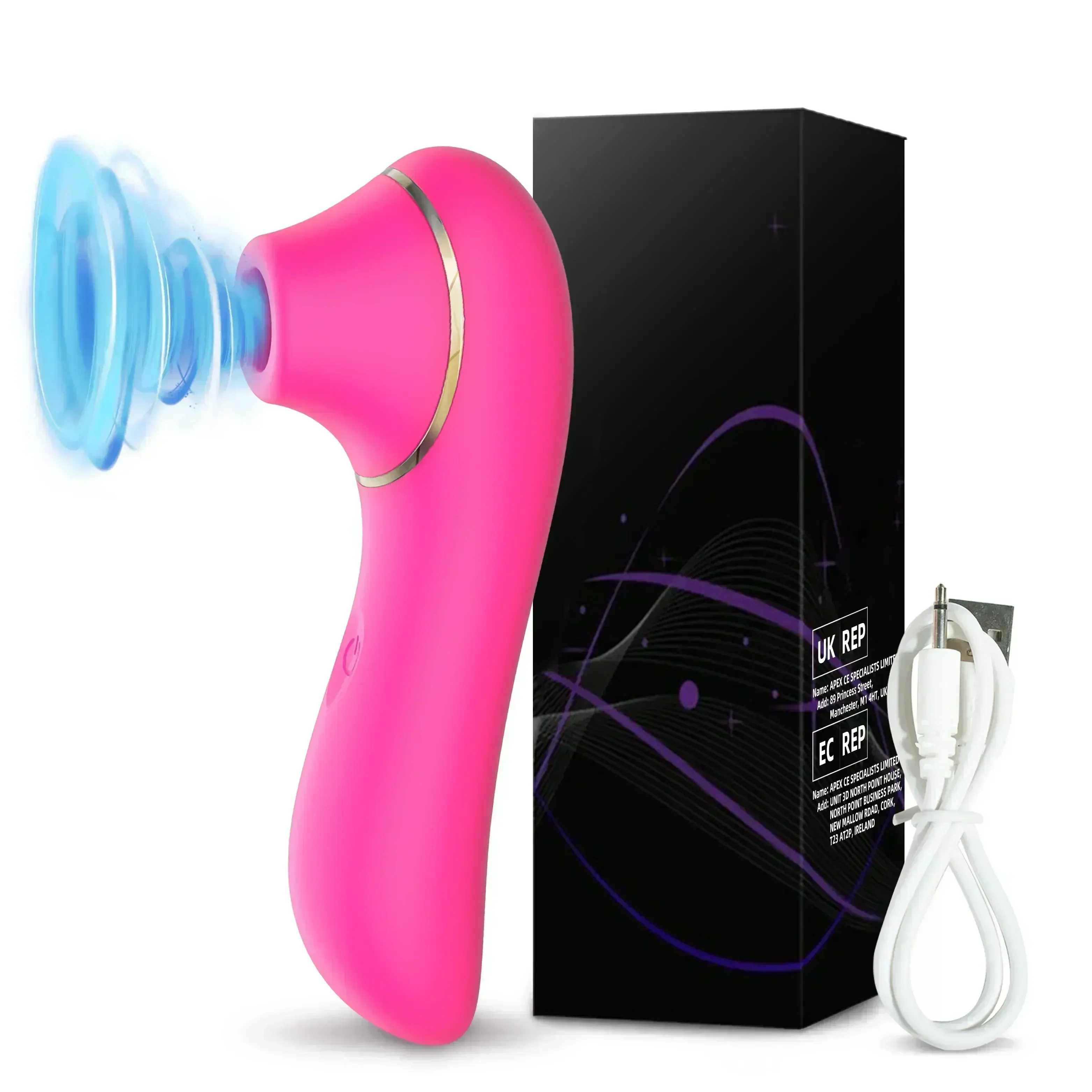 เครื่องสั่นหัวนม เครื่องนวดเอวี ระบบดูด 5 ความถี่ IPX6