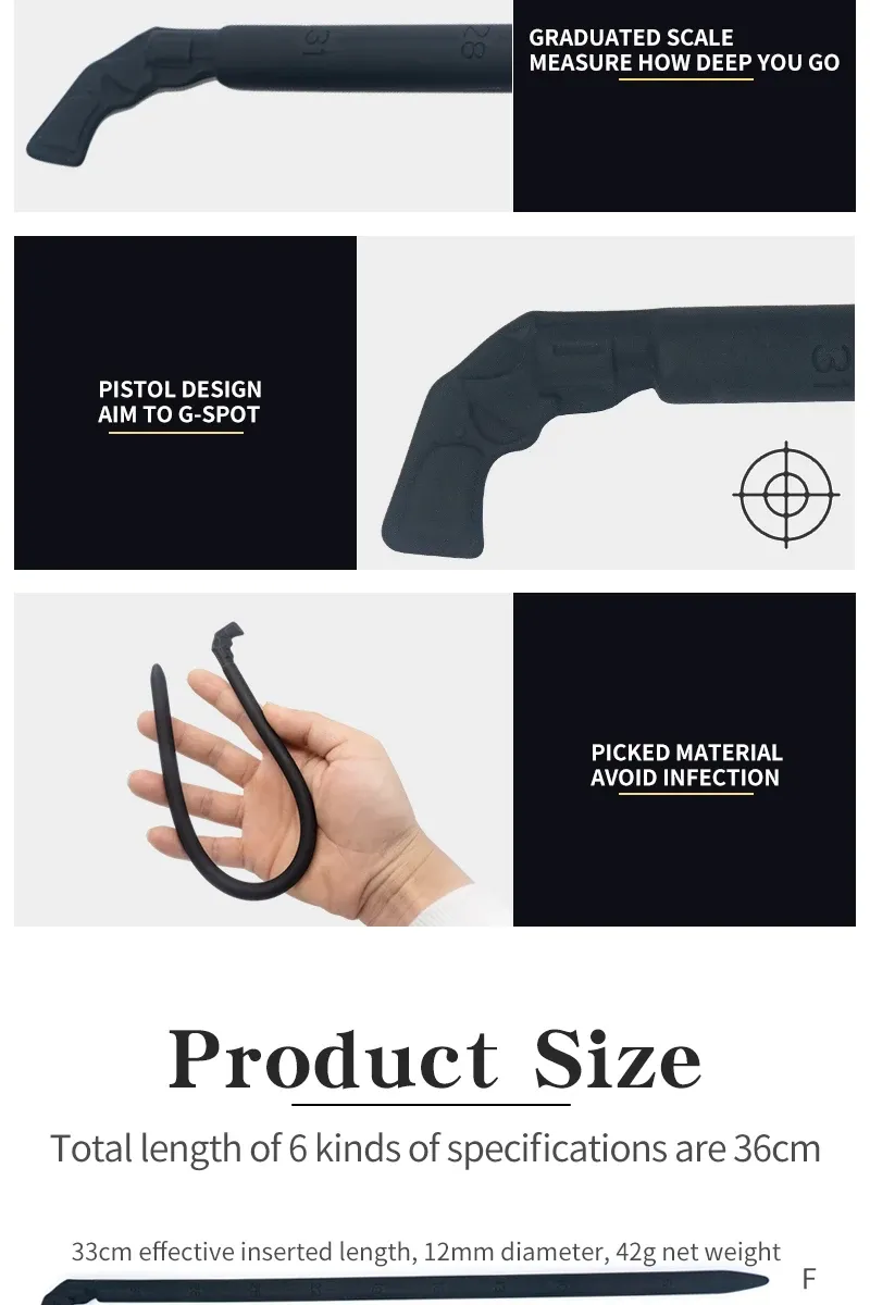 Silicone Urethral Catheter Dilator Sounding with Scale