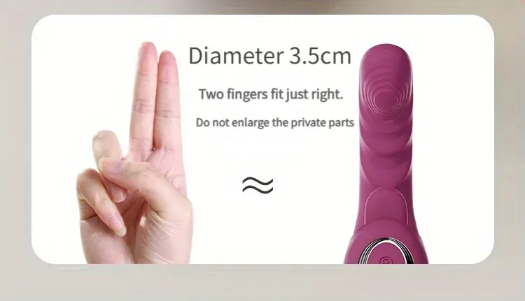 Liquid Silicone Zonal Control Bionic Heating Vibrator