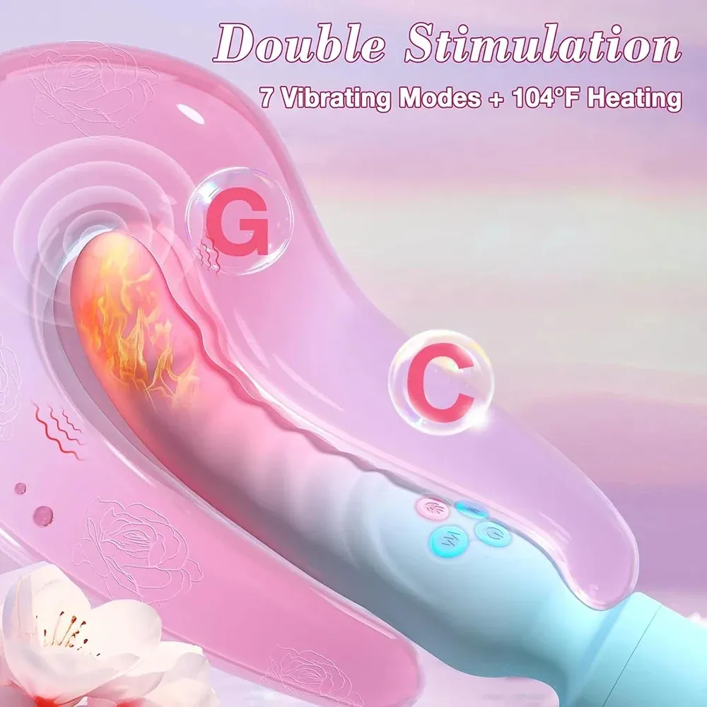 7-Frequency Zonal Control Dual-Head Heating AV Wand Vibrator