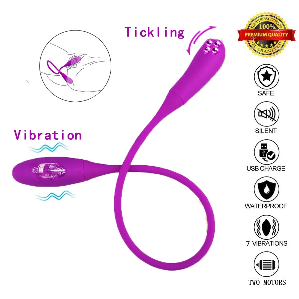 Safiman Dual-Head Multi-Function Vibrating Egg Rod Type