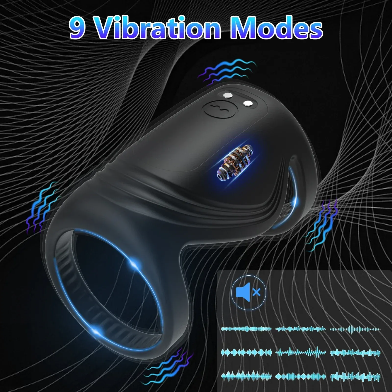 Couple Climax 9-Mode Versaatile Cock Ring 3 Versions