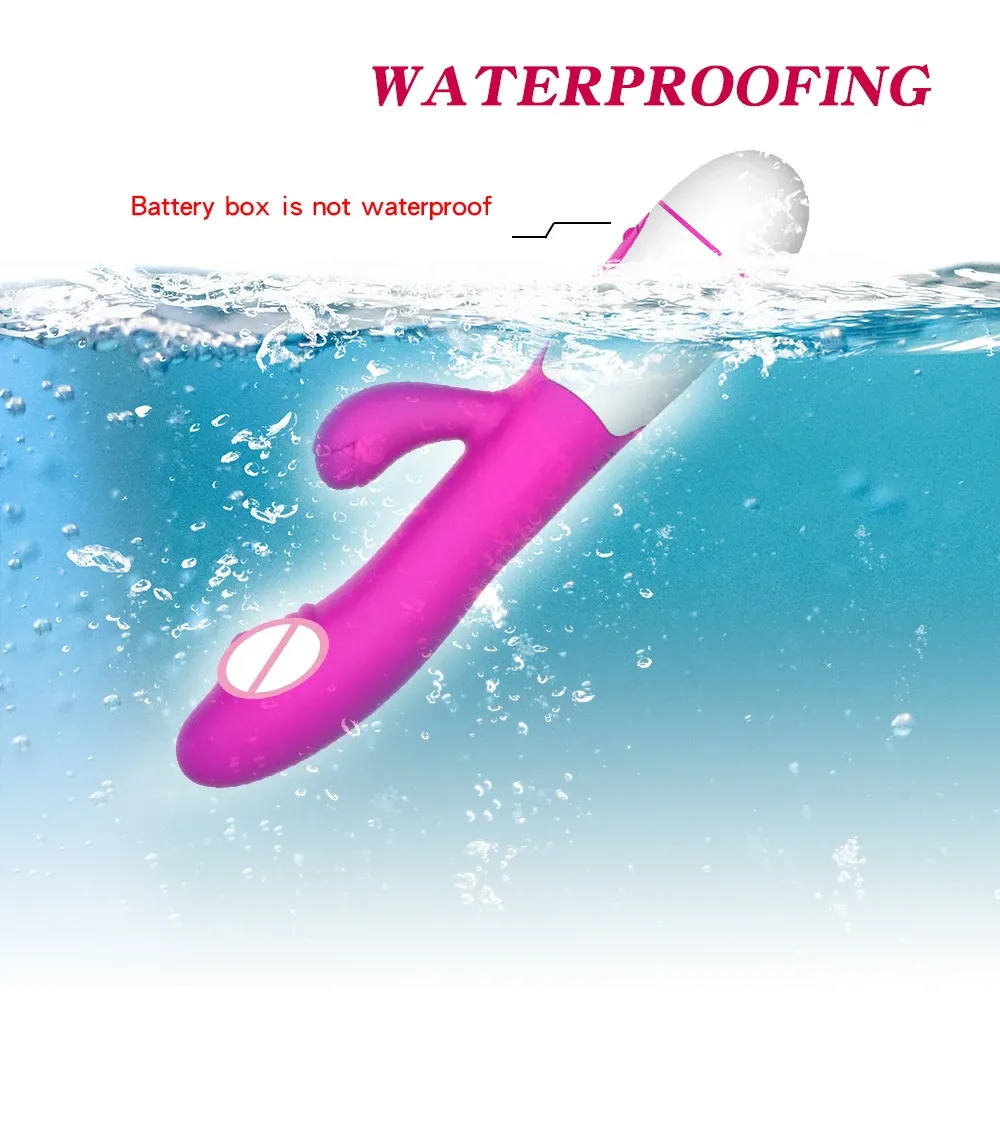 Battery-Powered Glans Head Dual G-Spot & Clitoral Vibrator
