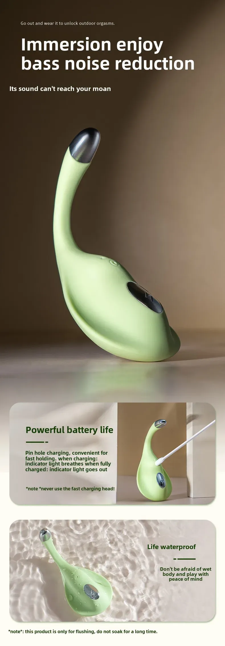 10-Frequency Dual-Head Electric Pulse APP Vibrating Egg