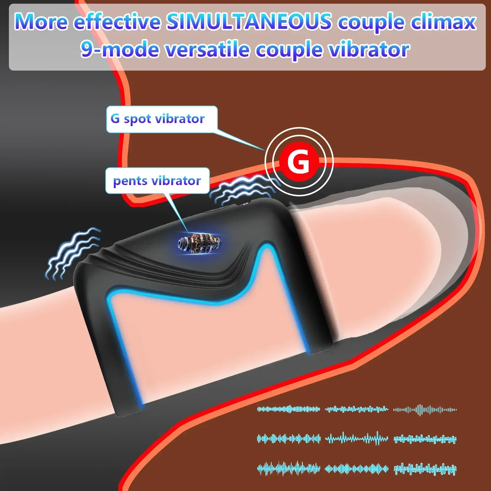 Couple Climax 9-Mode Versaatile Cock Ring 3 Versions