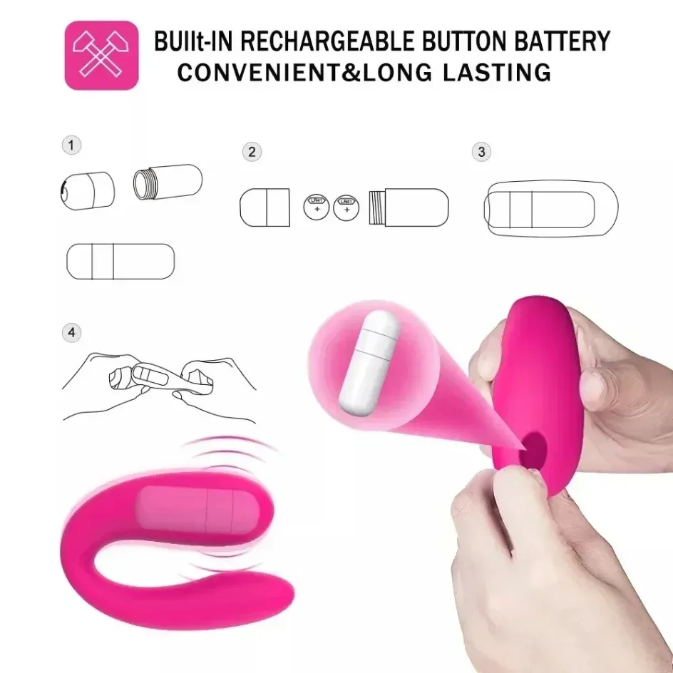 Multi-Frequency Wearable Detachable Embedded Egg Vibrator