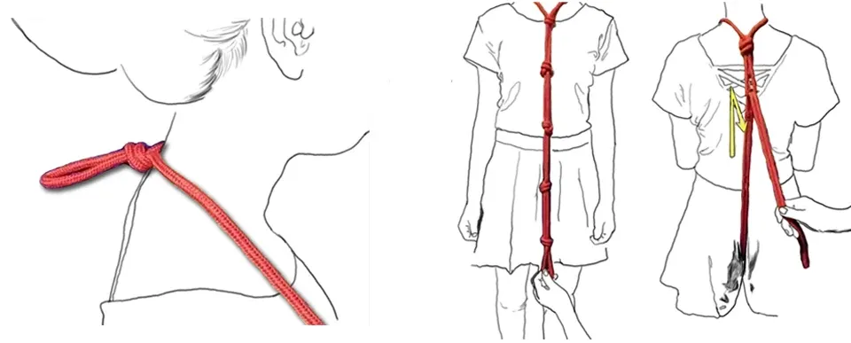อุปกรณ์พันธนาการ เชือกสำหรับกิจกรรมคู่รัก มีหลายสีให้เลือก BDSM