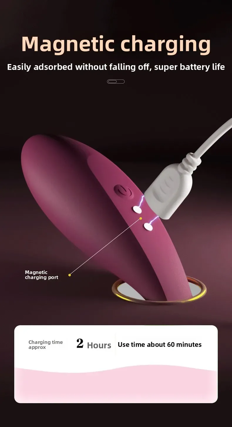 Tungsten Steel Engine Dual-Head Remote Control Vibrating Egg