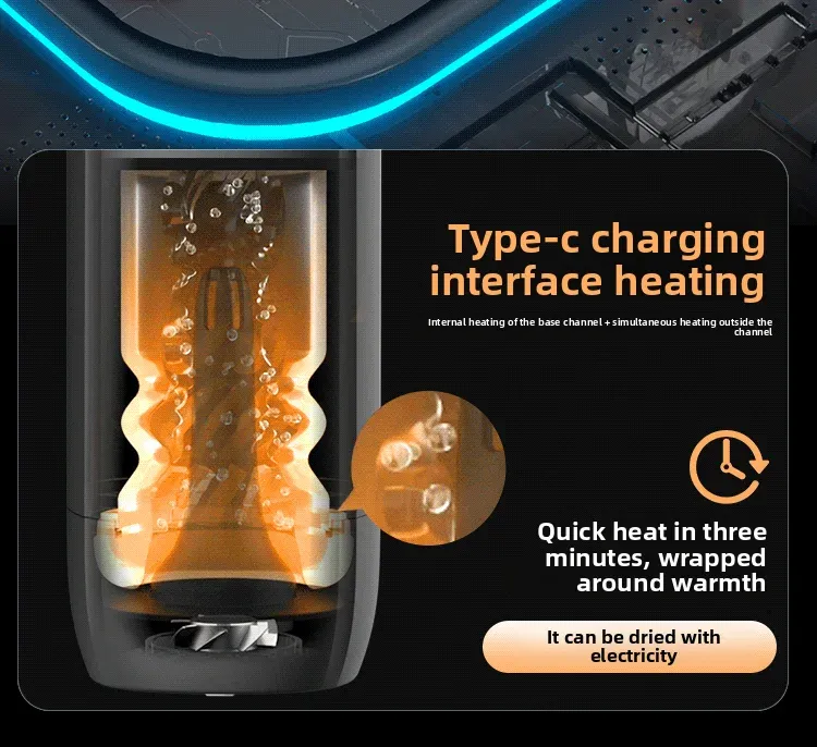 Dual Screen Automatic Male Masturbator Multi Speed + Scenario
