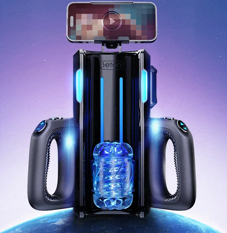 72 Programs Male Masturbator Grip Handle With Phone Holder