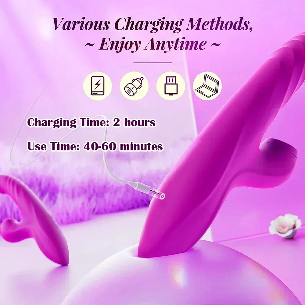 เครื่องนวด AV เครื่องนวดเอวี สั่น+ยืดหด+ดูด+ส่าย มอเตอร์คู่