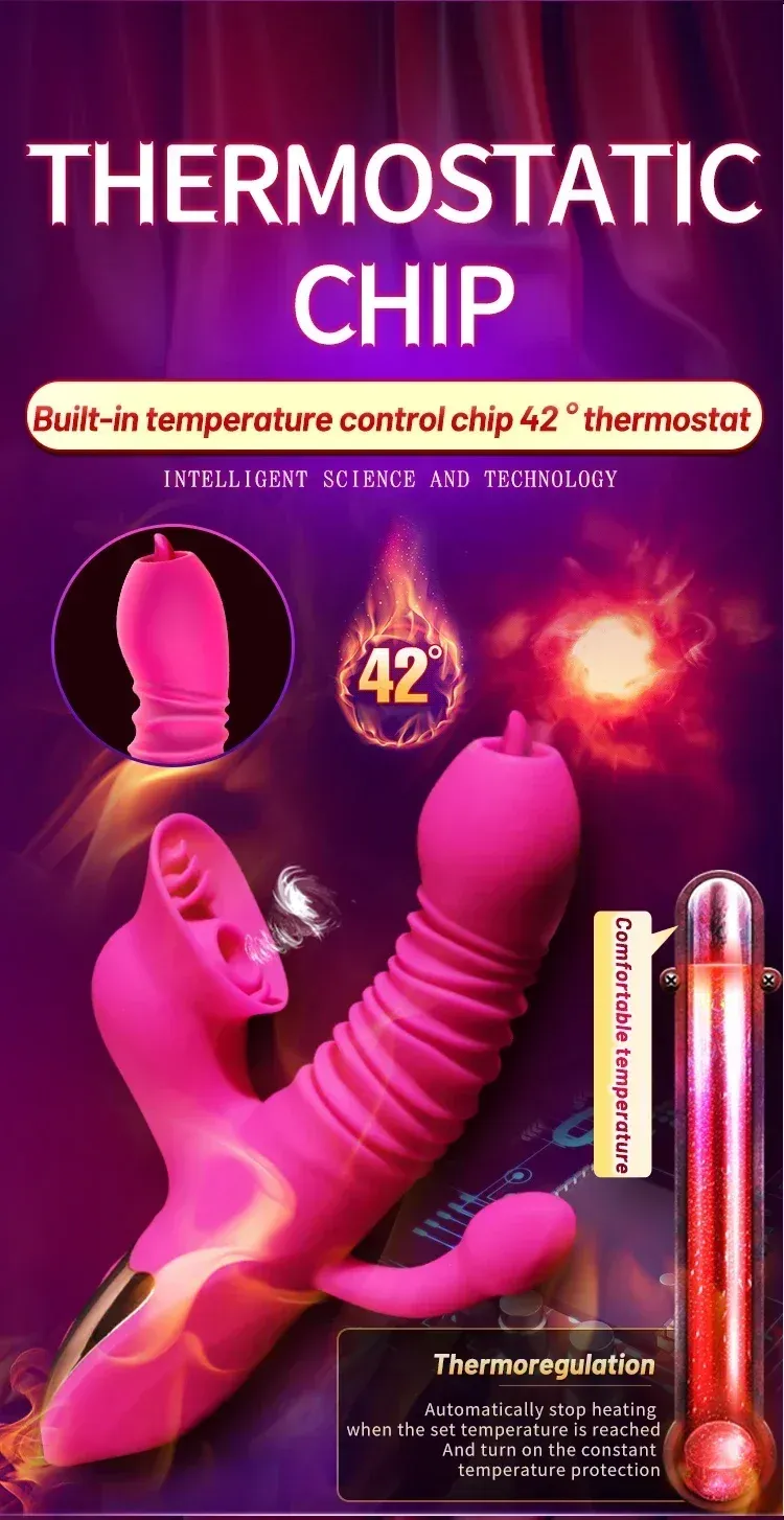 7 Frequencies & 7 Speeds Zonal Control Thrusting Stimulator