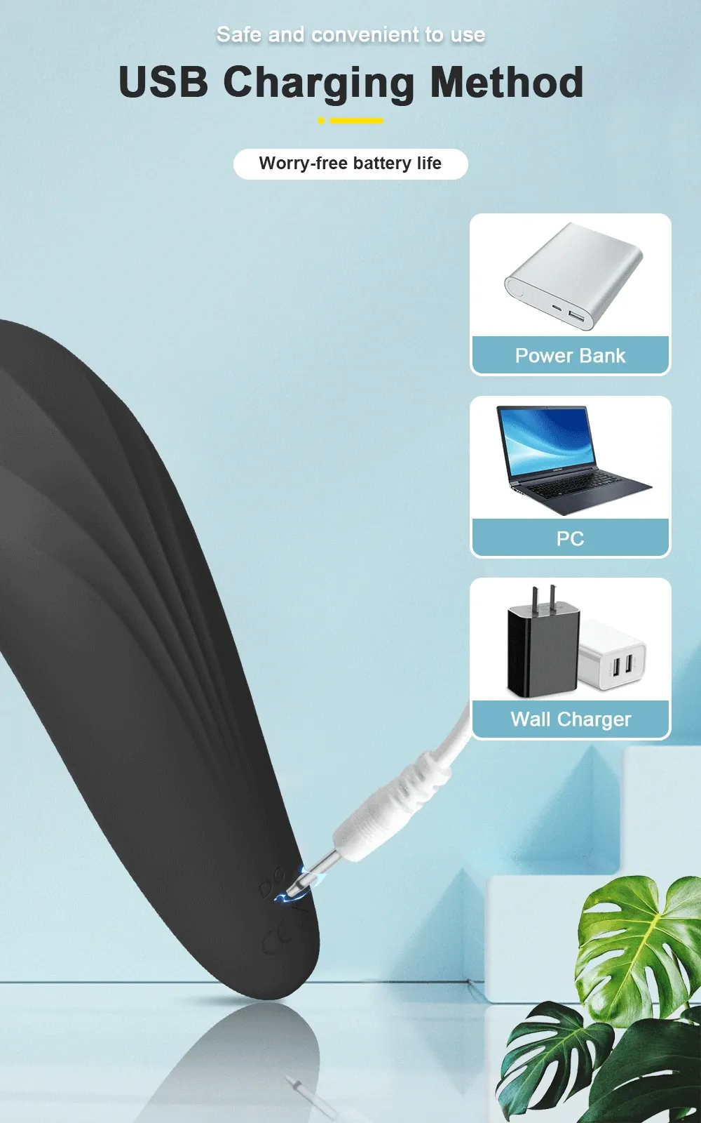 เครื่องสั่นหัวนม เครื่องนวดเอวี ระบบดูด 10 ความถี่กำลังสูง