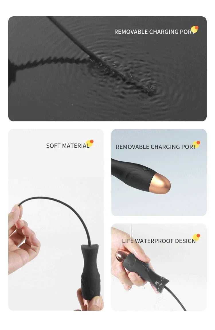 2-In-1 Urethral Fitness Bar & Prostate Massager 10 Modes