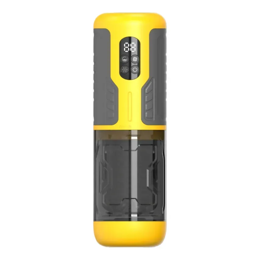 จิ๋มกระป๋องออโต้ จิ๋มกระป๋องอัตโนมัติ ยืดหด+ระบบสั่น ซิลิโคนสองชั้น