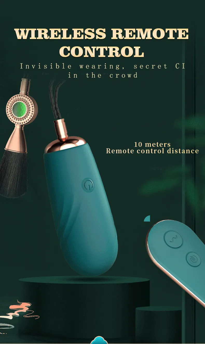 Remote Control 10 Frequencies Heating Vibrating Egg