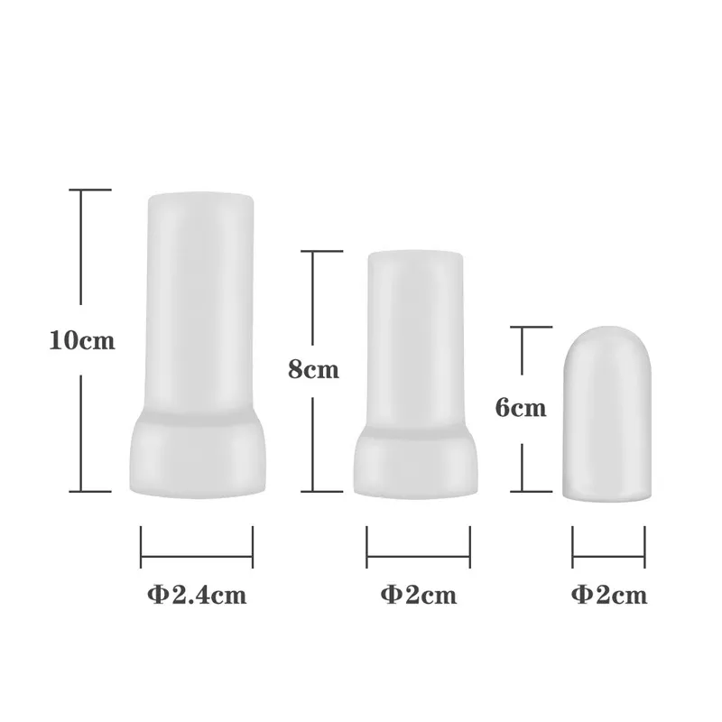 Male 3In1 Adjustable Vacuum Penis Stretcher Set With 3 Sleeves