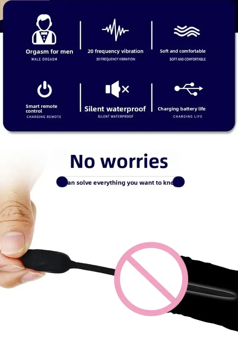 10 Frequencies Wireless Remote Control Urethral Sound