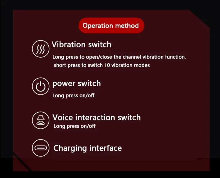 Dual-Head Stroker One-Button Burst Mode Human Voice