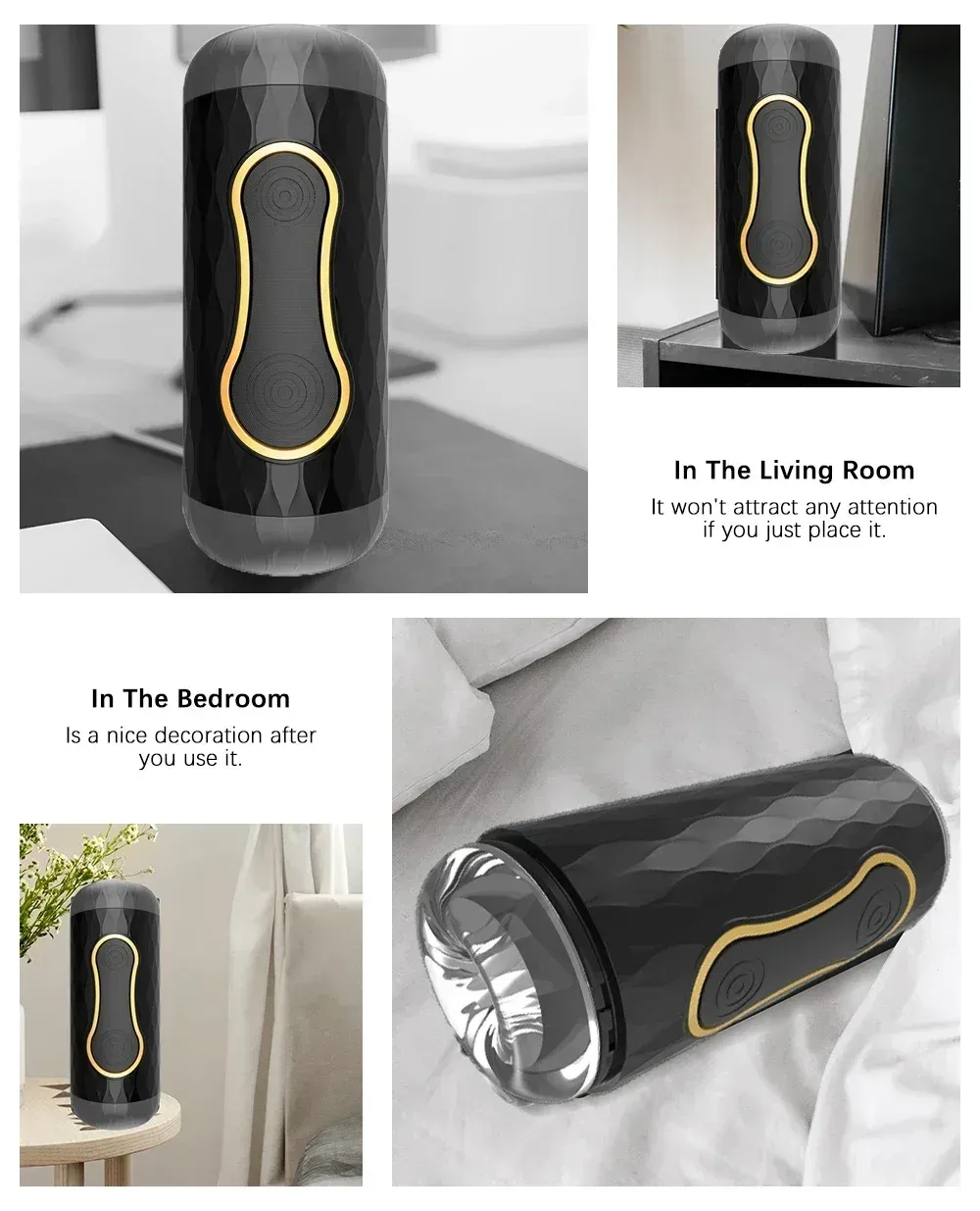 5 Different Textures Vagina Cup Manually Squeezable