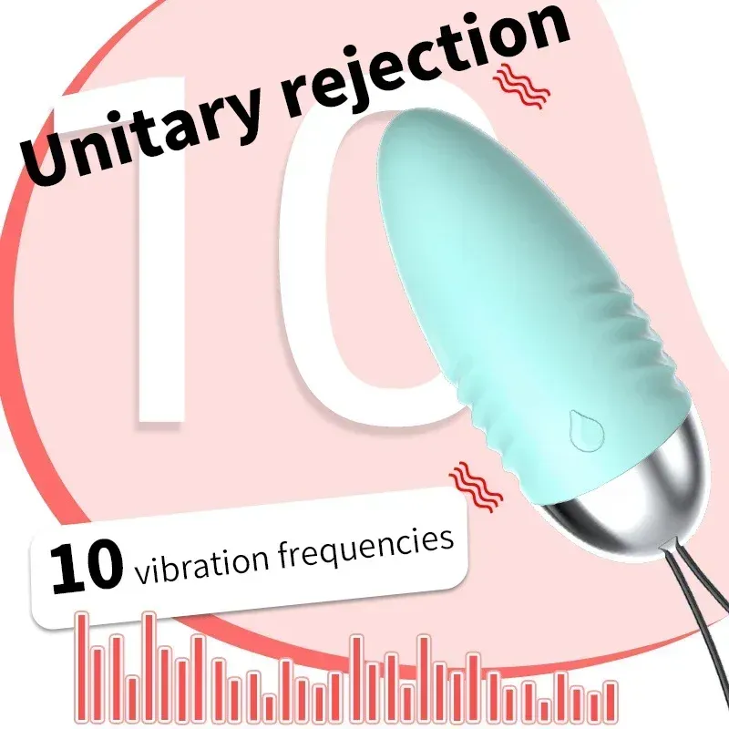 10 Frequencies Breathing Light Remote Control Vibrating Egg