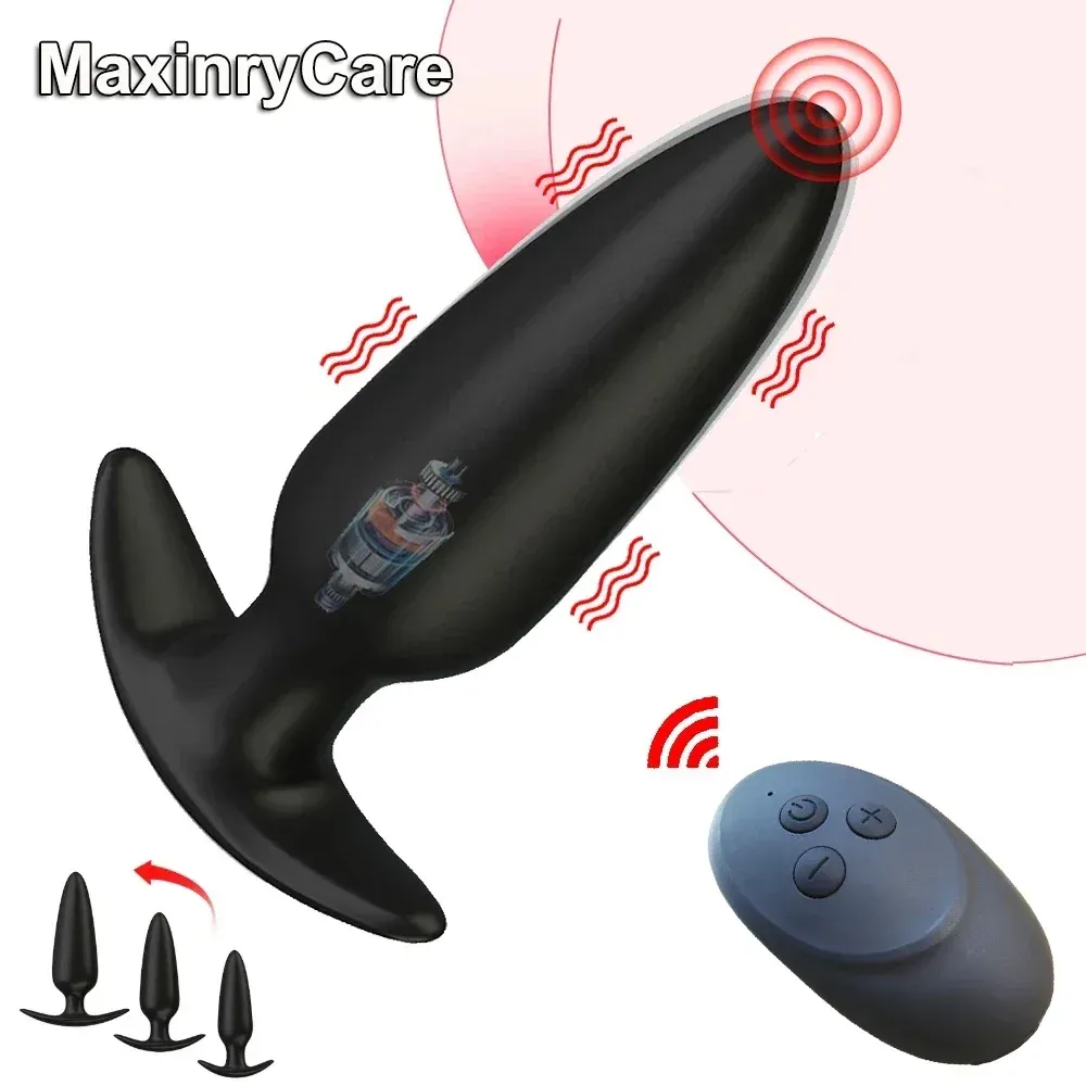 Anchor Shaped Anal Vibrator & Prostate Massager 3 Sizes