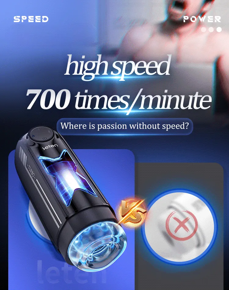10 Frequency Heating Automatic Male Masturbator Smart Chip