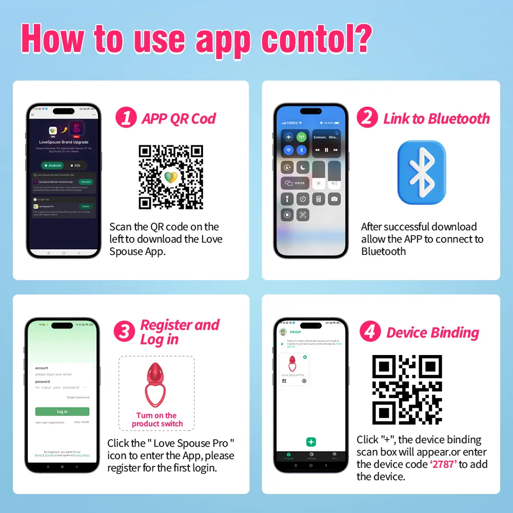 เครื่องนวด AV ห่วงชะลอการหลั่ง ใช้ได้ทั้งชายและหญิง ฟังก์ชัน APP