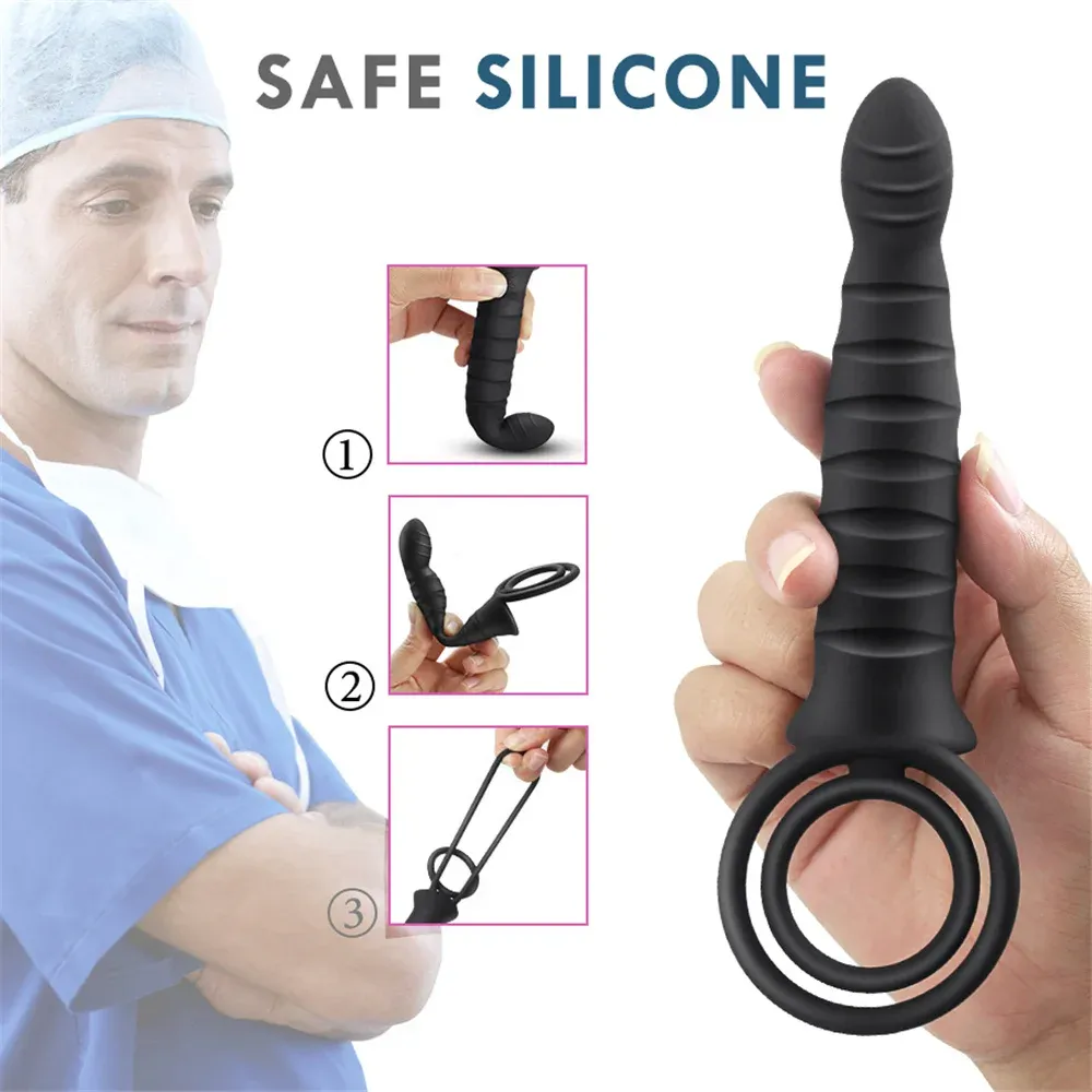 10 Modes Wearable Vibrating Cock Ring Multi-Point Touch