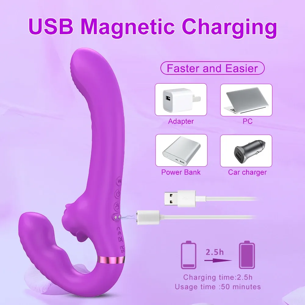 10 Modes Zonal Control Bionic Dual G-Spot Clitoral Vibrator