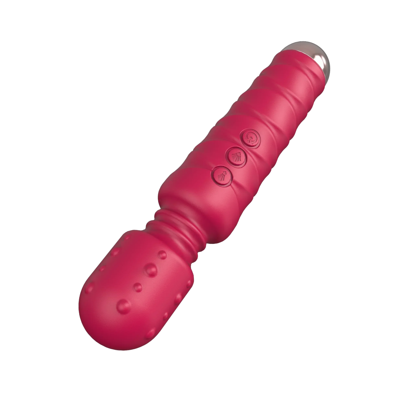 เครื่องนวดAV มี 3 สีให้เลือก 5 โหมดการทำงาน 10 ระดับการสั่นสะเทือน ปลายนูนรูปถั่ว วัสดุนุ่มละมุนผิว-sextoyfunny