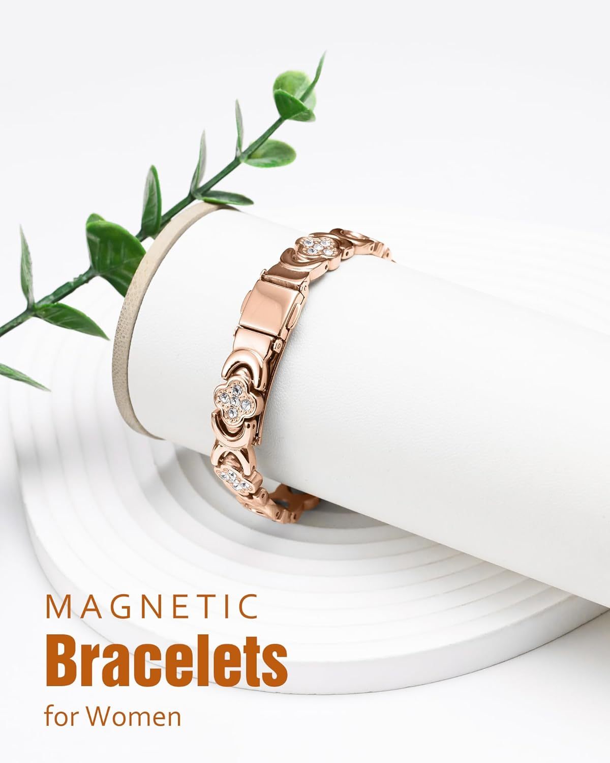 Diystar® Copper Bracelets for Women. Pure Copper Magnetic Bracelet with 3800 Gauss Effective Magnets