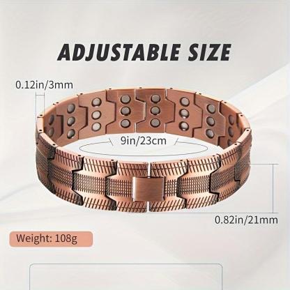 Copper magnetic bracelet——Relieve fatigue and promote blood circulation✨